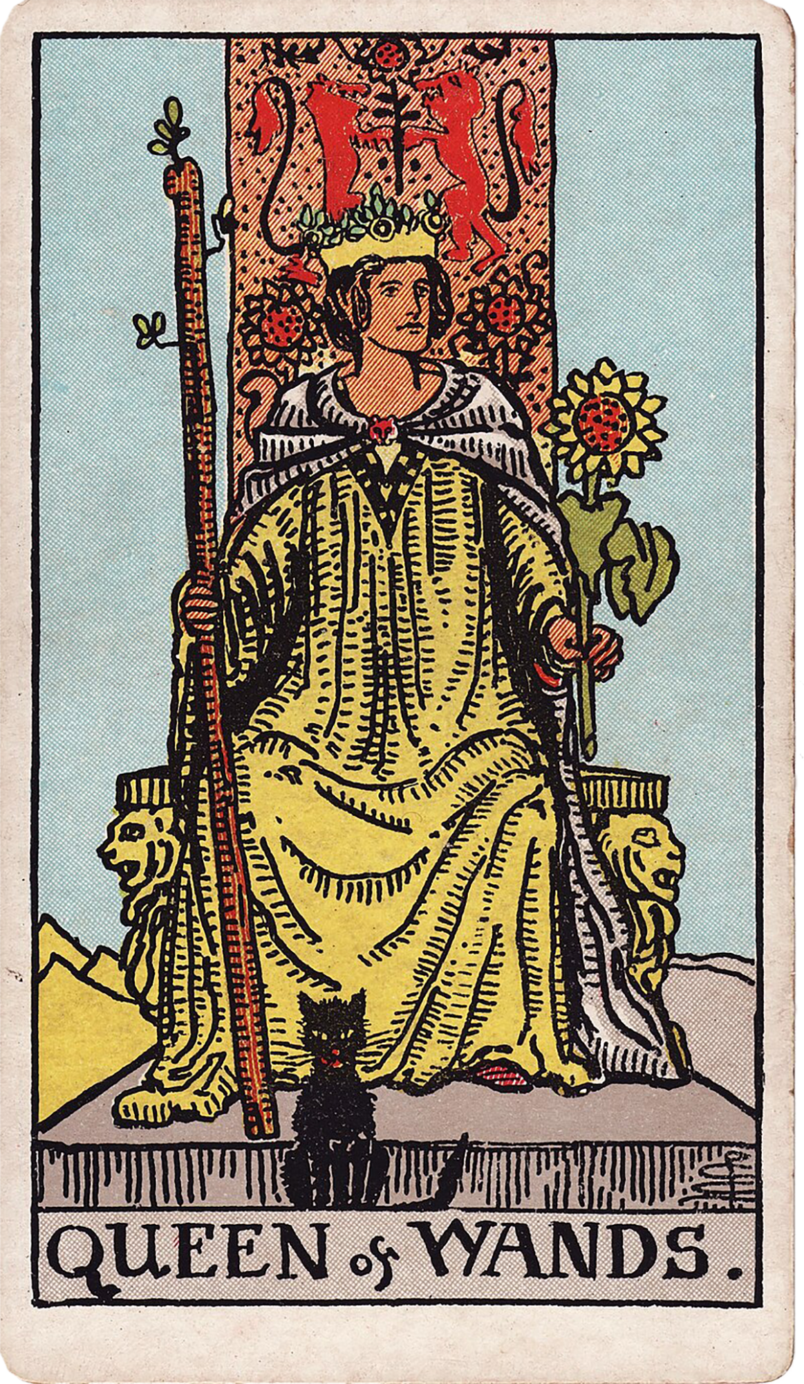 Queen of Wands Tarot card